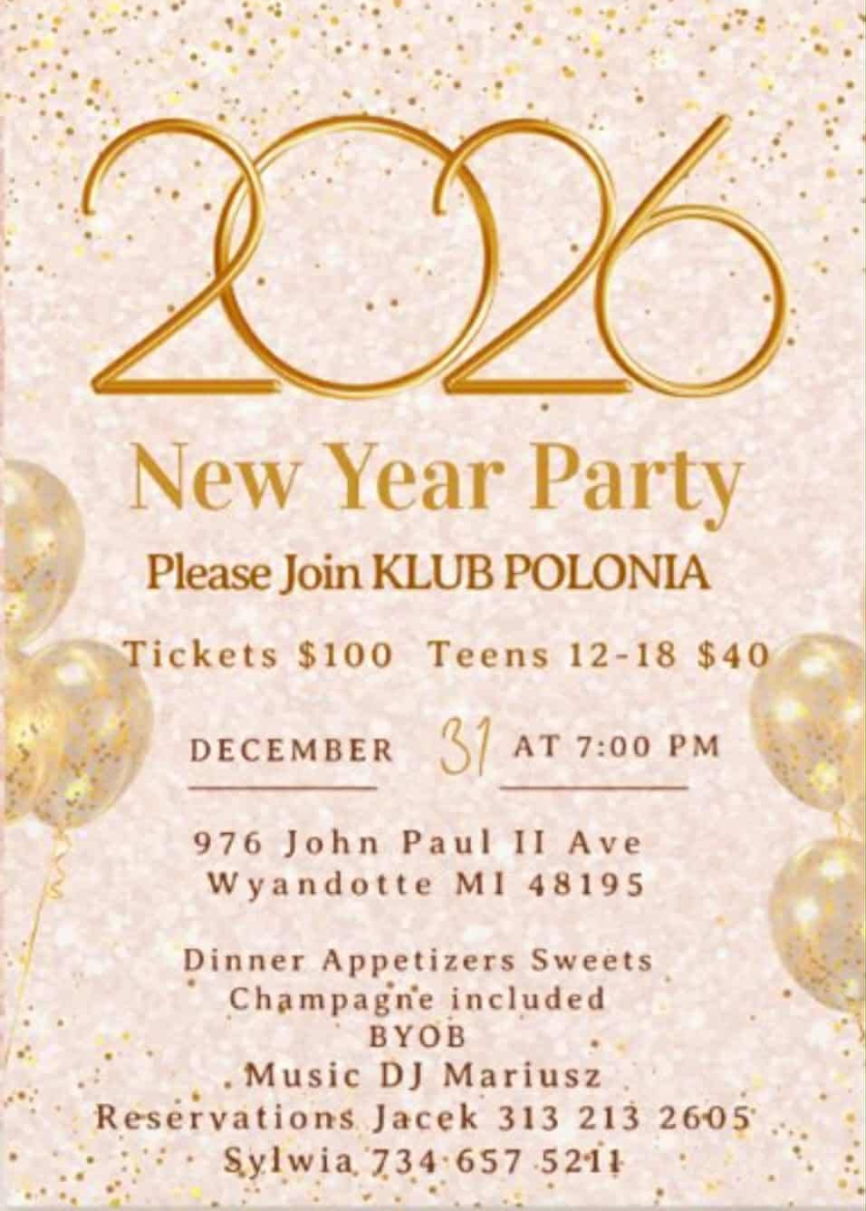 Flyer with more details.